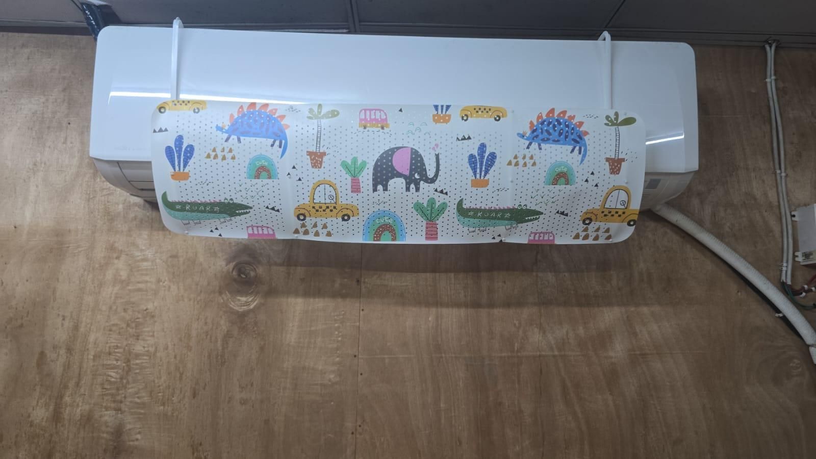 Wall Mount Air Conditioner Deflector