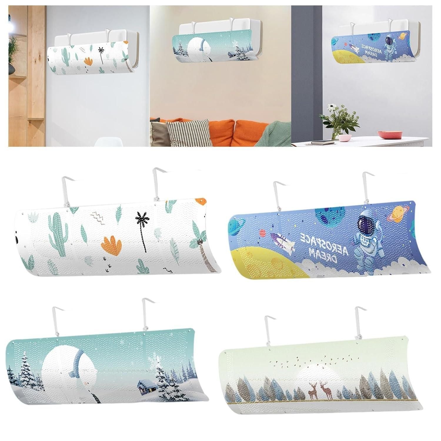 Wall Mount Air Conditioner Deflector